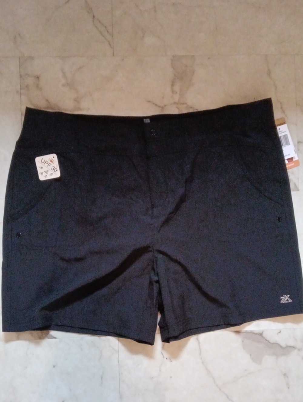 ZeroXposur Black Women’s Active Bermuda Shorts
